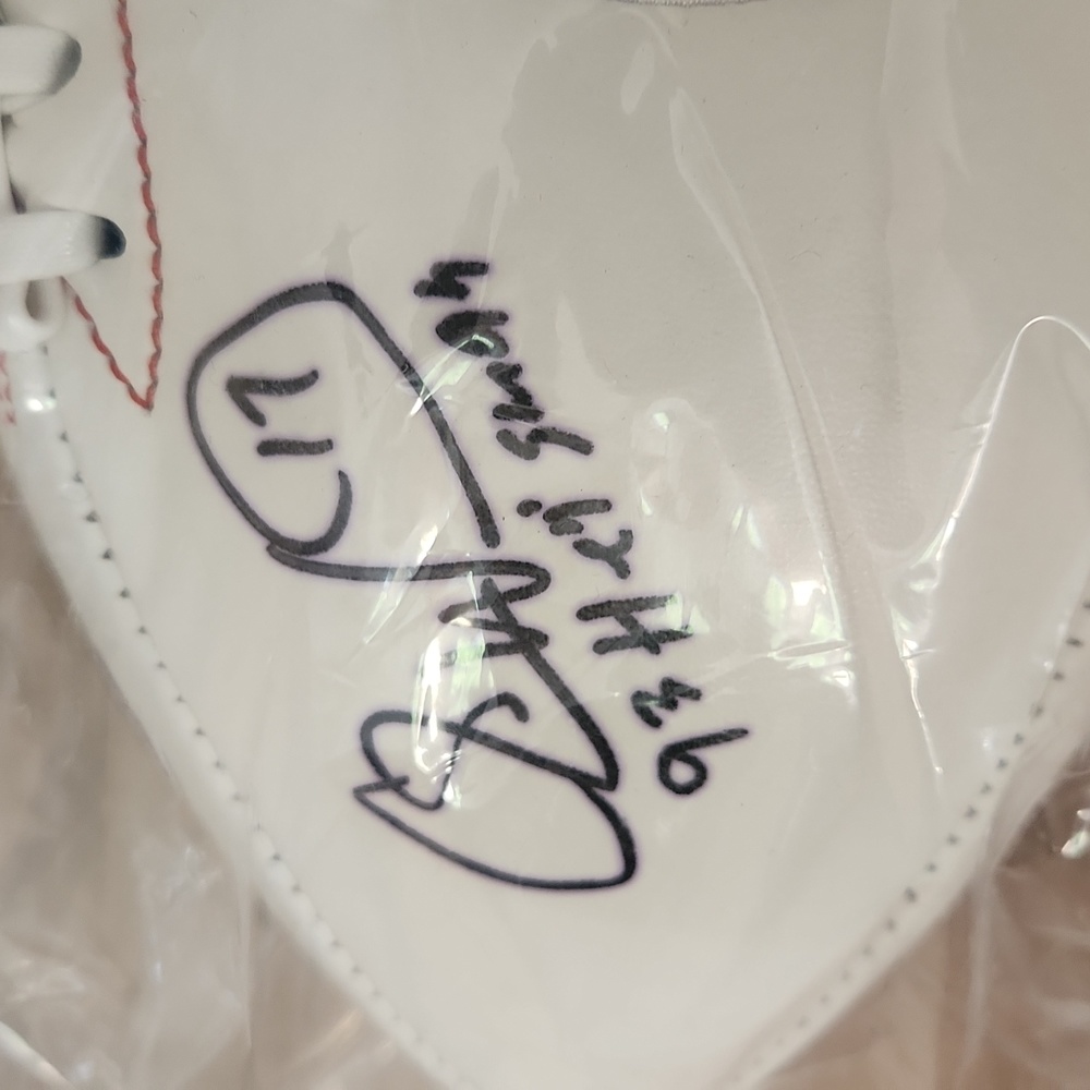 Charlie Ward signed football